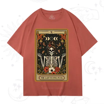 Purplehecate The Last Flying Fuck Tarot Skeleton T-Shirt