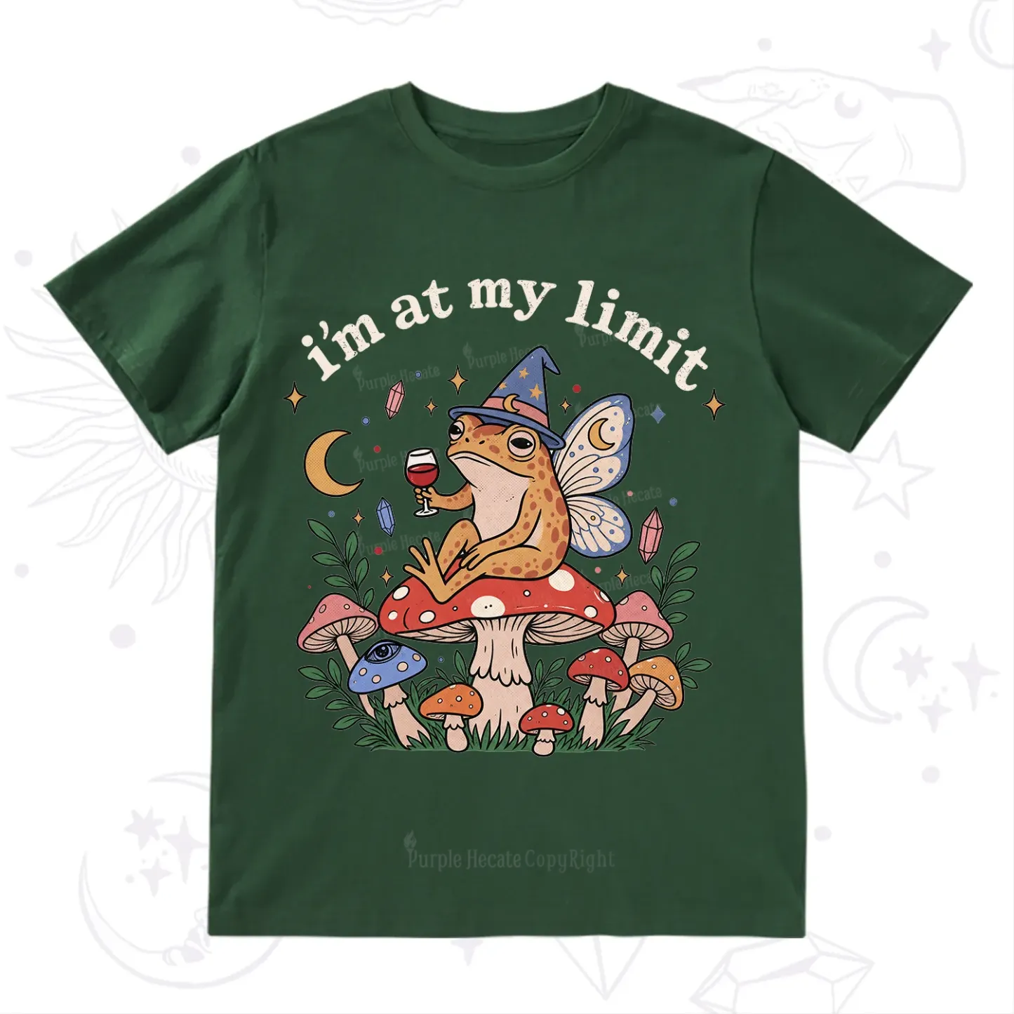 Purplehecate I Am at My Limit funny Frog T-Shirt