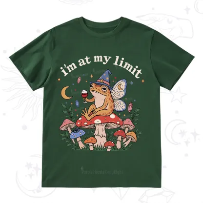 Purplehecate I Am at My Limit funny Frog T-Shirt