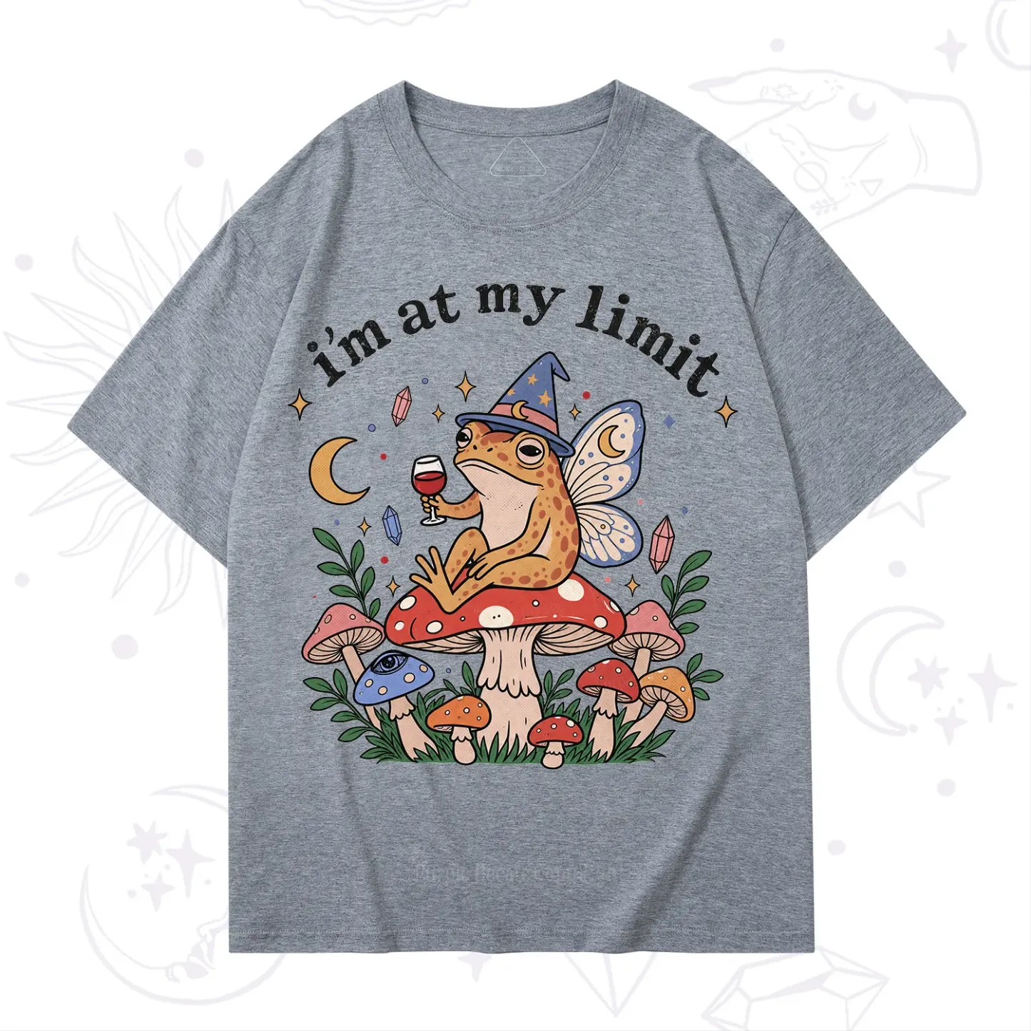 Purplehecate I Am at My Limit funny Frog T-Shirt