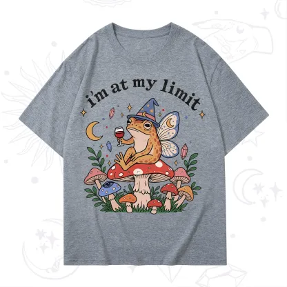 Purplehecate I Am at My Limit funny Frog T-Shirt