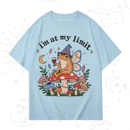 Purplehecate I Am at My Limit funny Frog T-Shirt