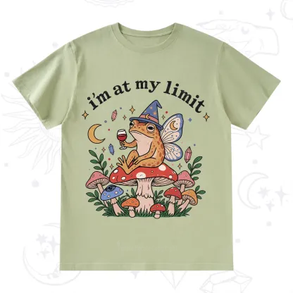 Purplehecate I Am at My Limit funny Frog T-Shirt