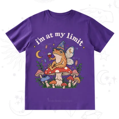 Purplehecate I Am at My Limit funny Frog T-Shirt