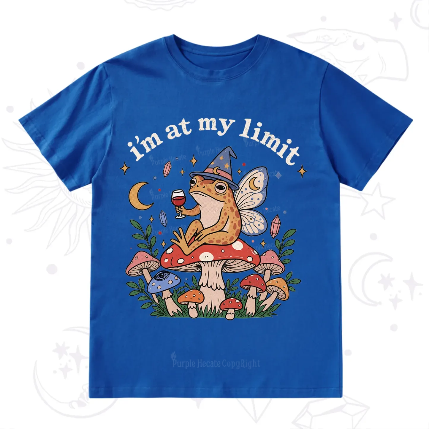 Purplehecate I Am at My Limit funny Frog T-Shirt