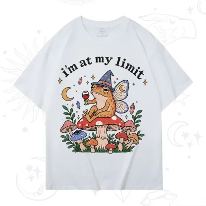 Purplehecate I Am at My Limit funny Frog T-Shirt