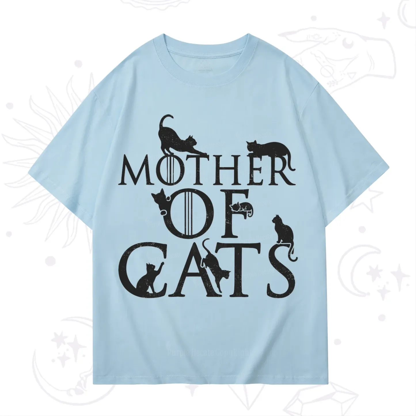 Purplehecate Mother of Cats T-Shirt