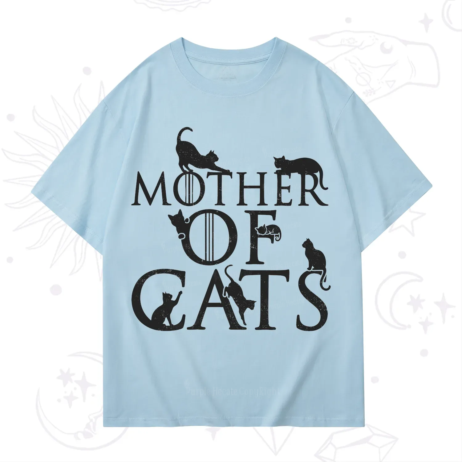 Purplehecate Mother of Cats T-Shirt