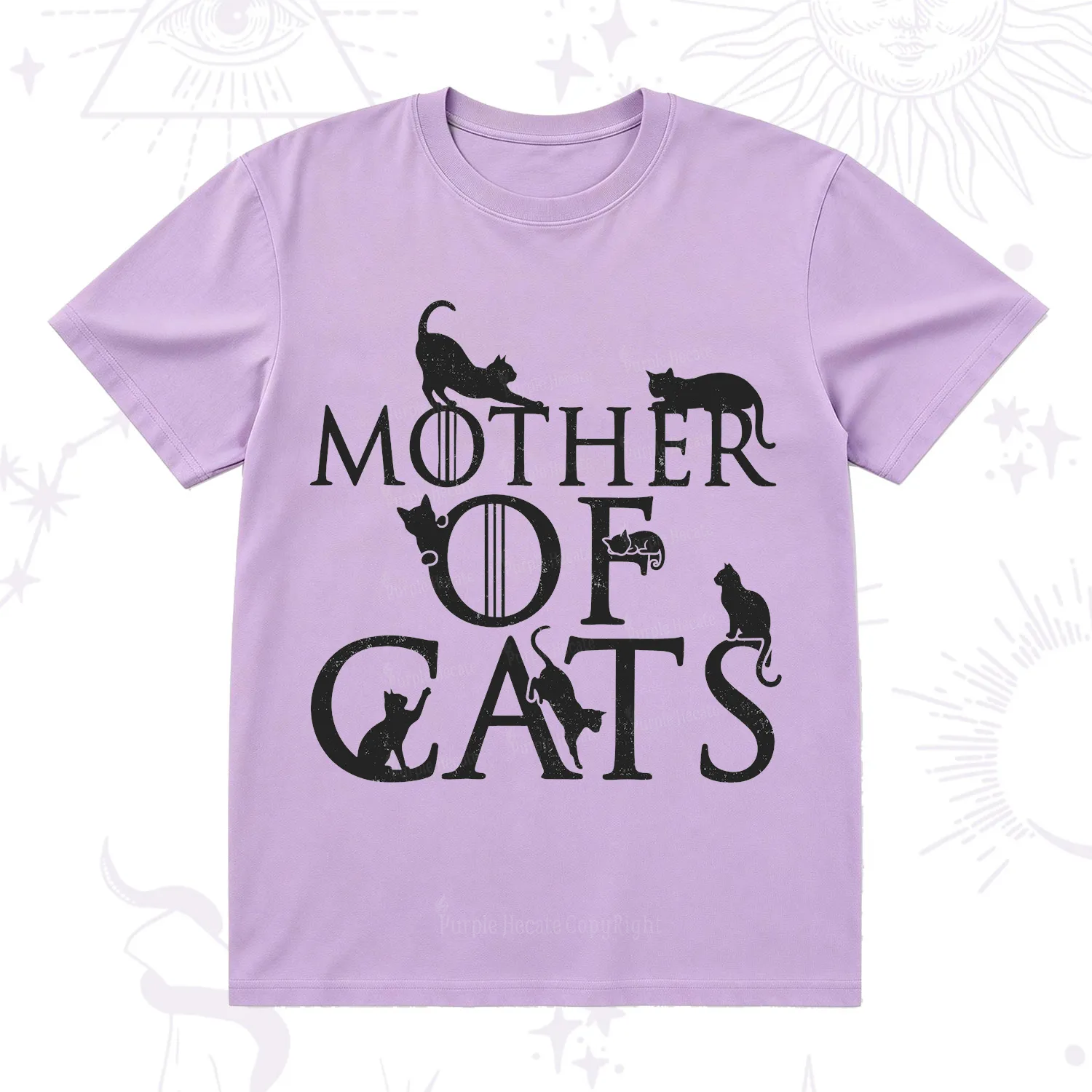 Purplehecate Mother of Cats T-Shirt