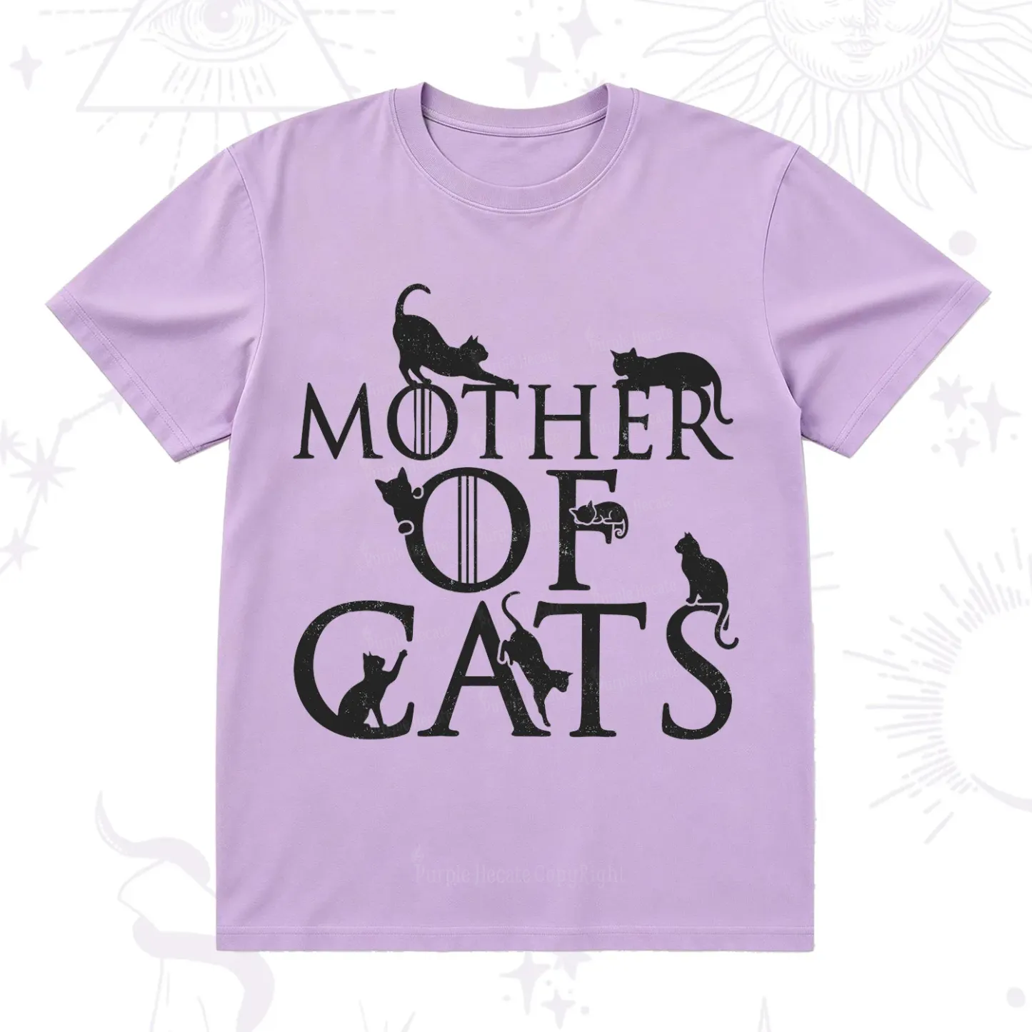 Purplehecate Mother of Cats T-Shirt
