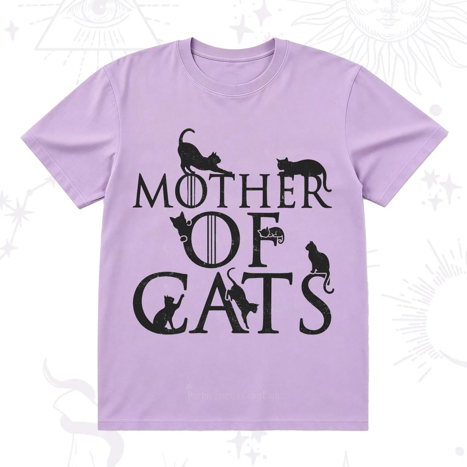 Purplehecate Mother of Cats T-Shirt