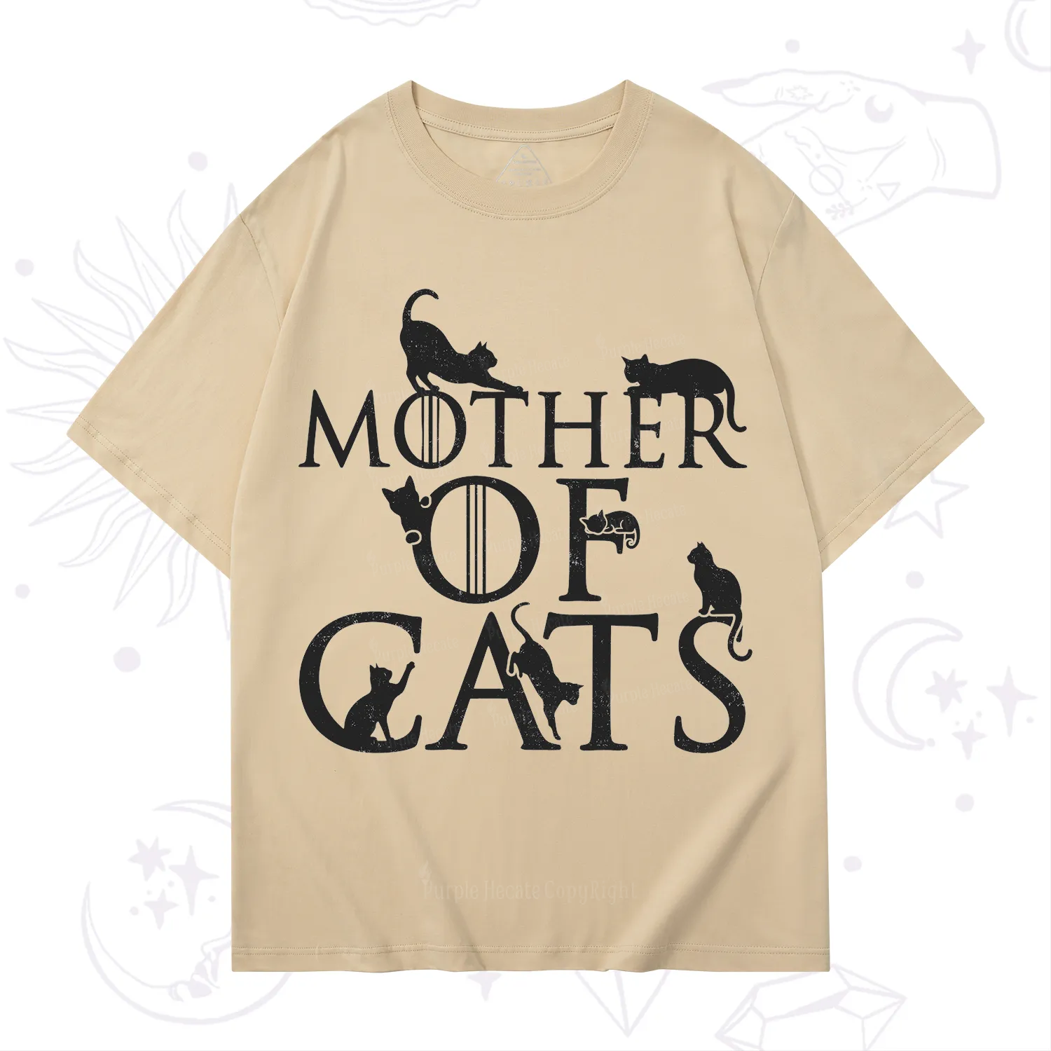 Purplehecate Mother of Cats T-Shirt