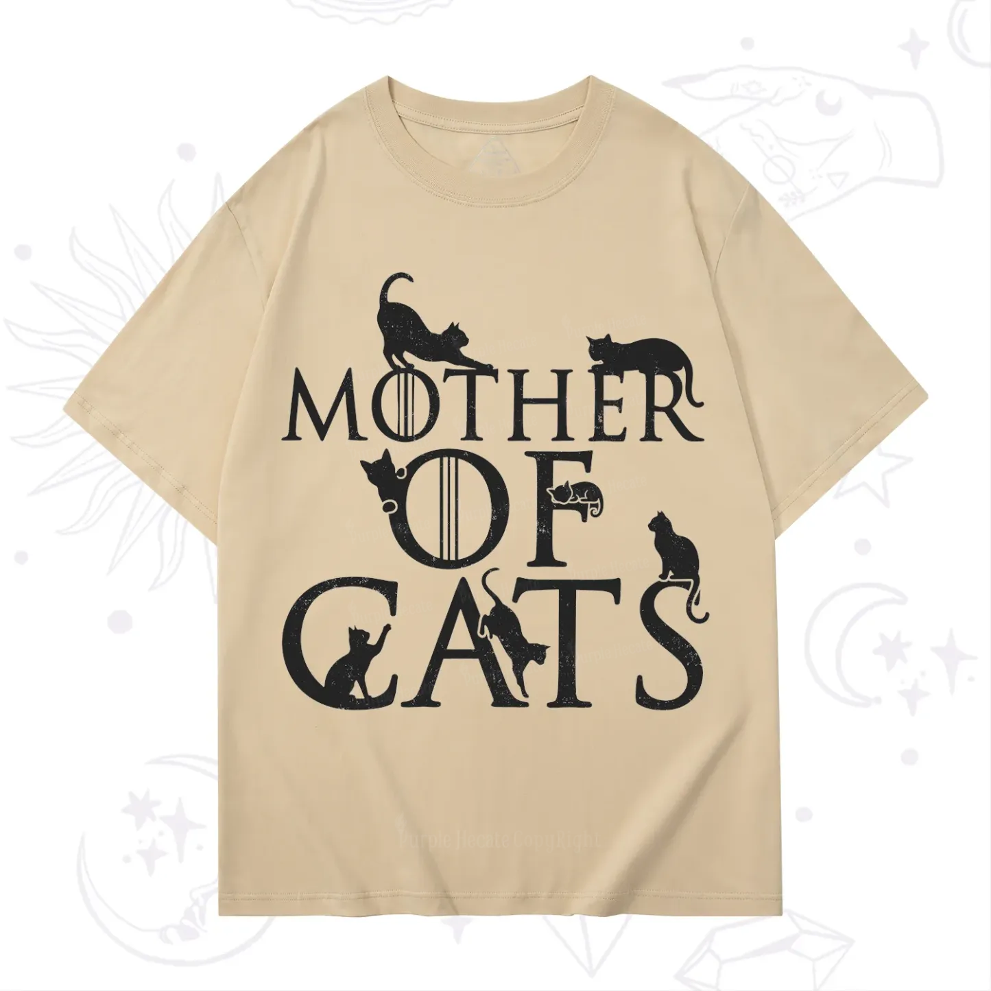 Purplehecate Mother of Cats T-Shirt