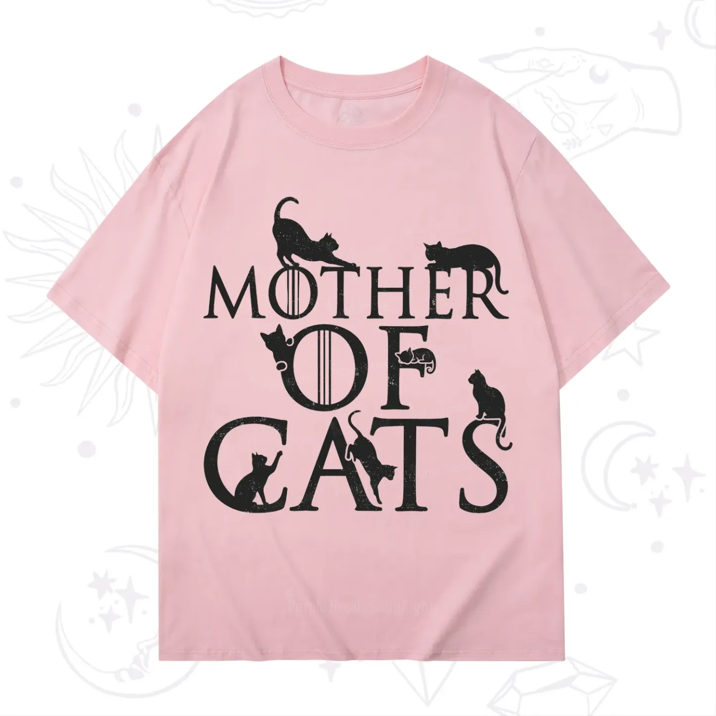 Purplehecate Mother of Cats T-Shirt