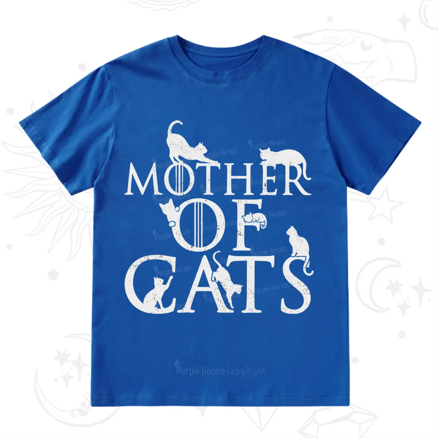 Purplehecate Mother of Cats T-Shirt
