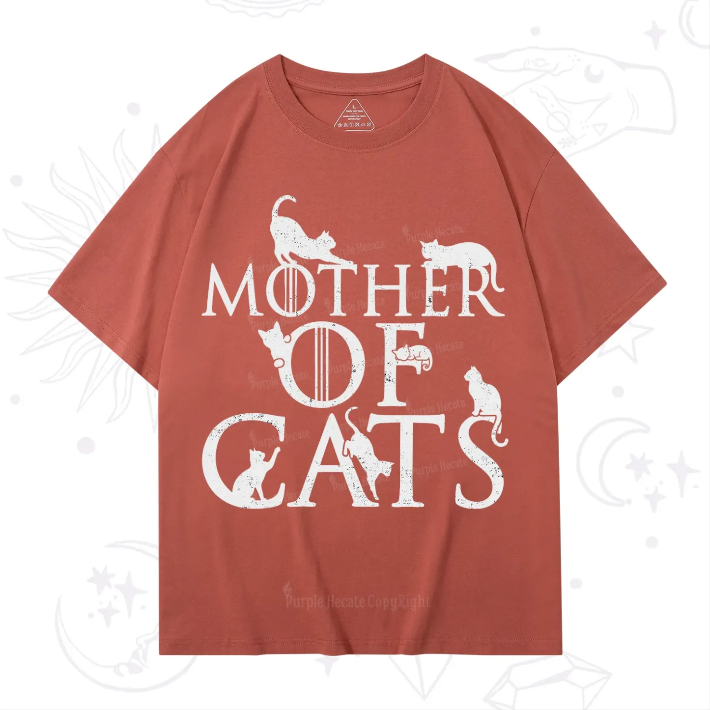 Purplehecate Mother of Cats T-Shirt