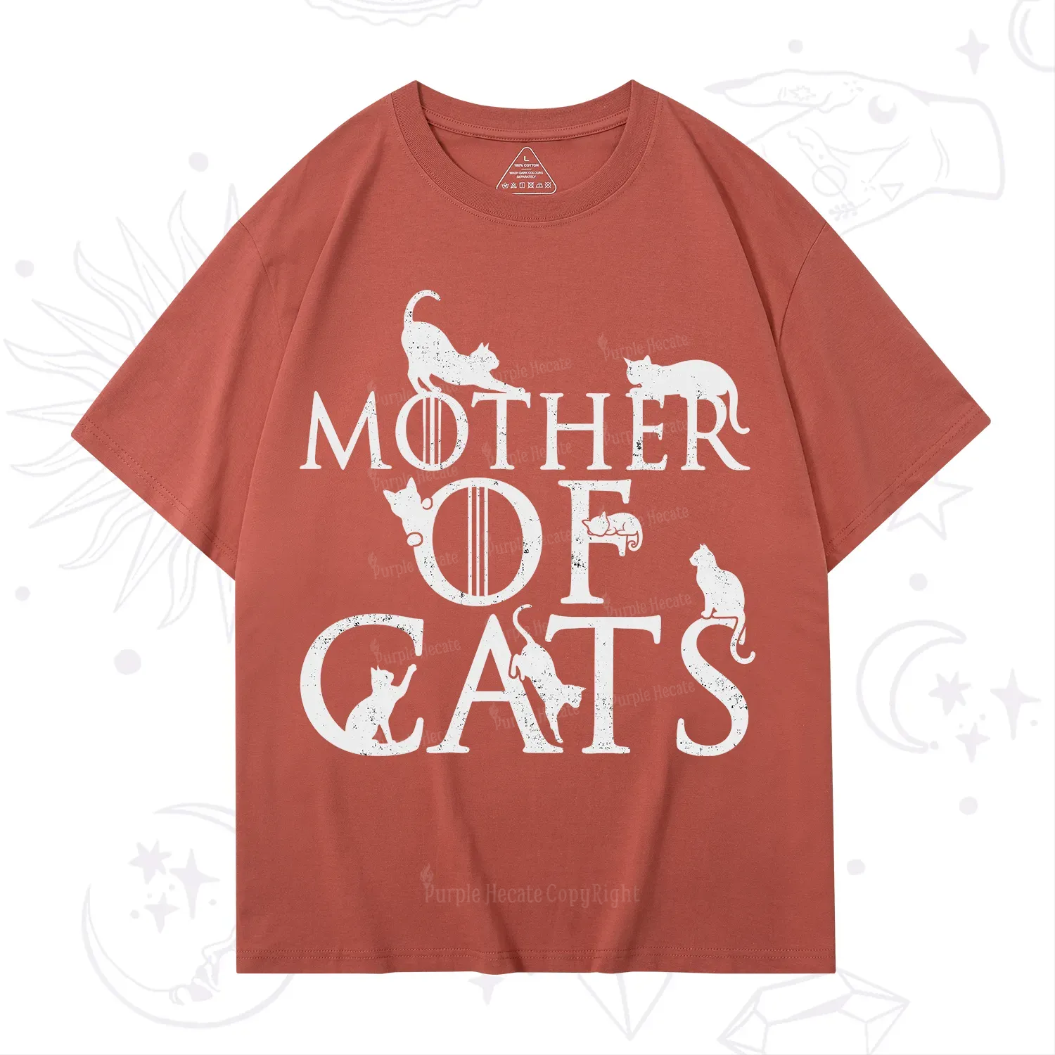 Purplehecate Mother of Cats T-Shirt