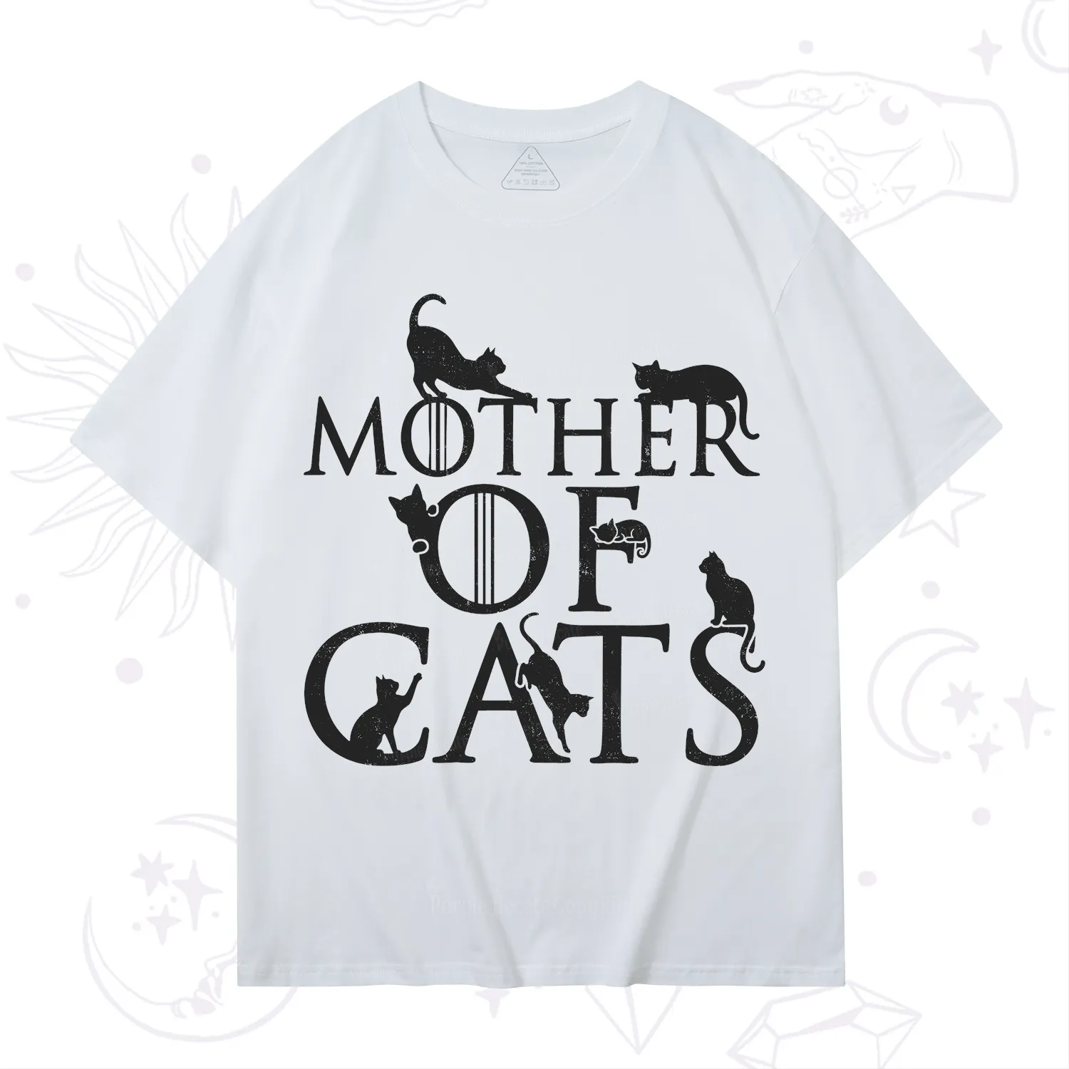 Purplehecate Mother of Cats T-Shirt