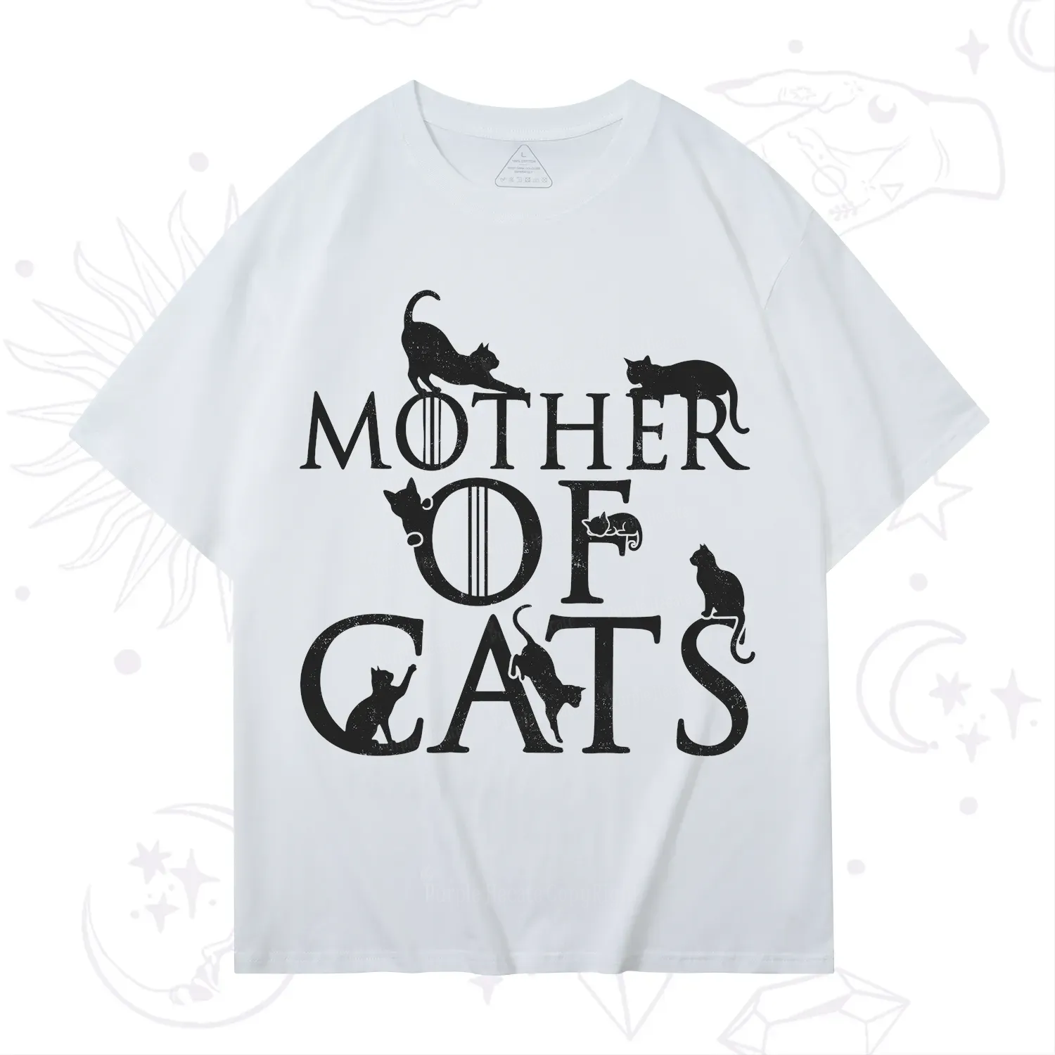 Purplehecate Mother of Cats T-Shirt