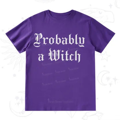 Purplehecate Probably A Witch T-Shirt
