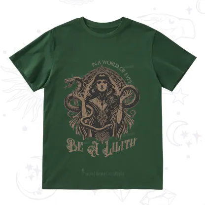 Purplehecate In a World of Eves Be a Lilith Gothic Occult T-Shirt