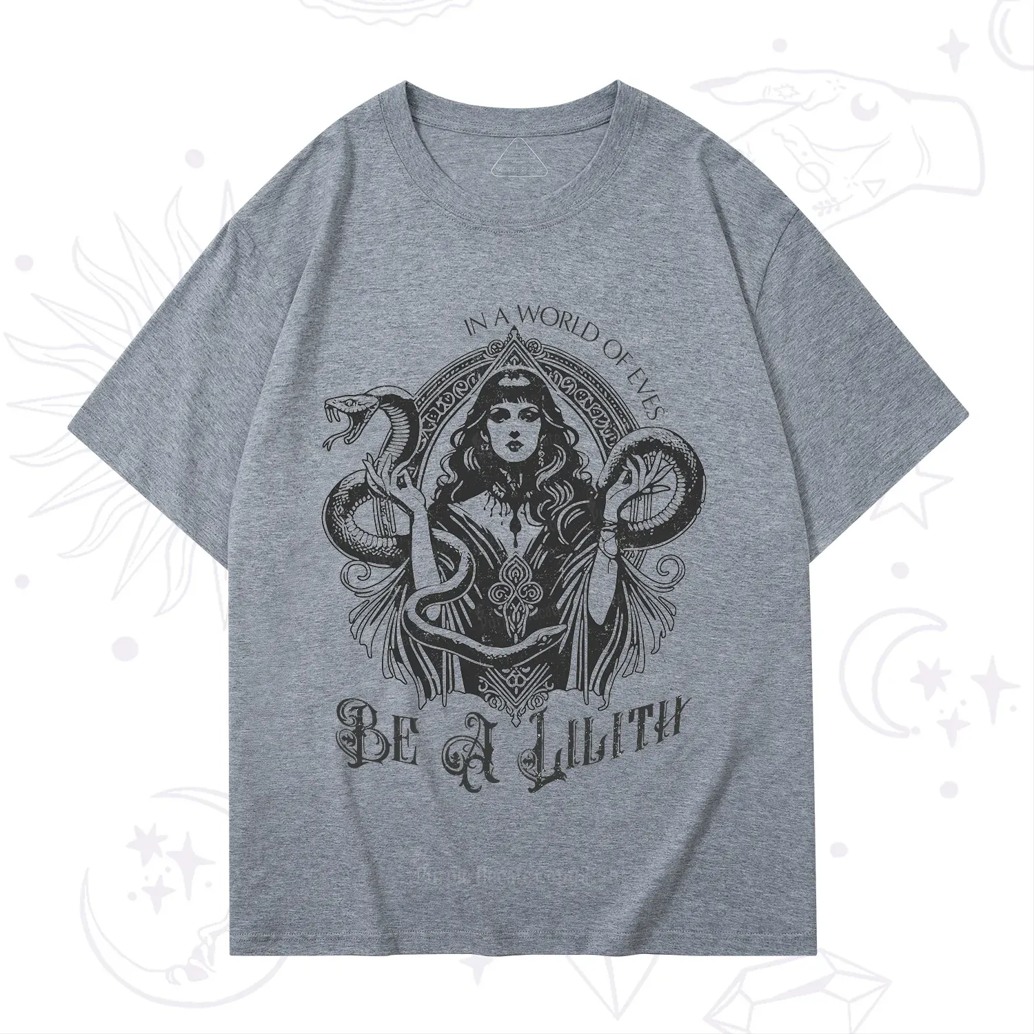 Purplehecate In a World of Eves Be a Lilith Gothic Occult T-Shirt