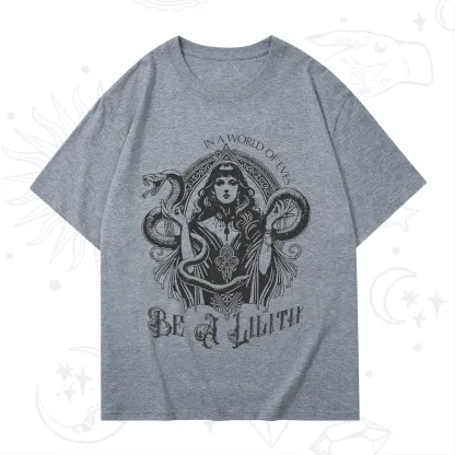 Purplehecate In a World of Eves Be a Lilith Gothic Occult T-Shirt