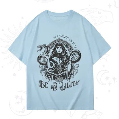 Purplehecate In a World of Eves Be a Lilith Gothic Occult T-Shirt