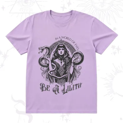 Purplehecate In a World of Eves Be a Lilith Gothic Occult T-Shirt