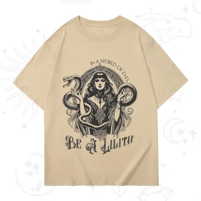 Purplehecate In a World of Eves Be a Lilith Gothic Occult T-Shirt