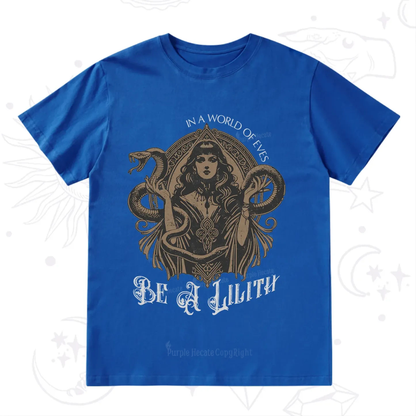 Purplehecate In a World of Eves Be a Lilith Gothic Occult T-Shirt
