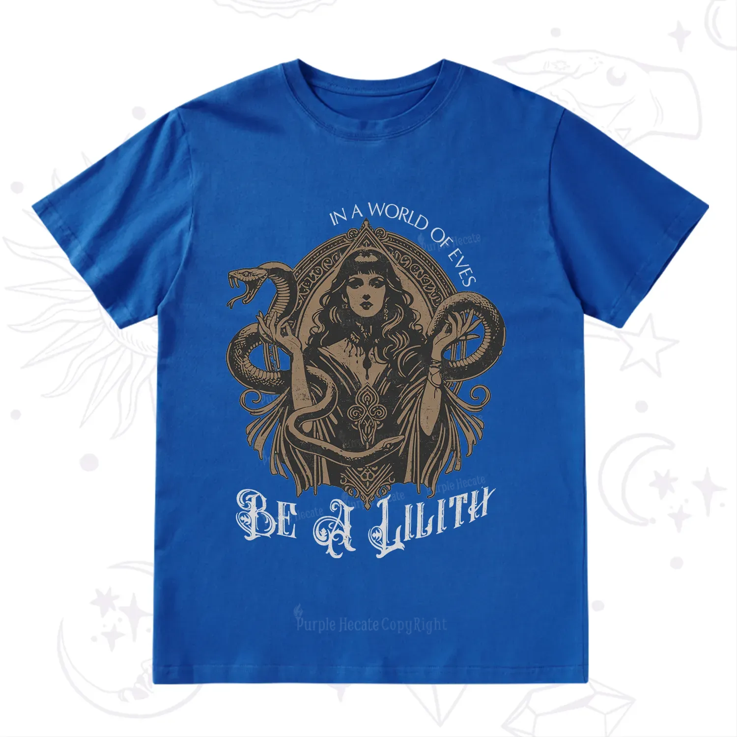 Purplehecate In a World of Eves Be a Lilith Gothic Occult T-Shirt