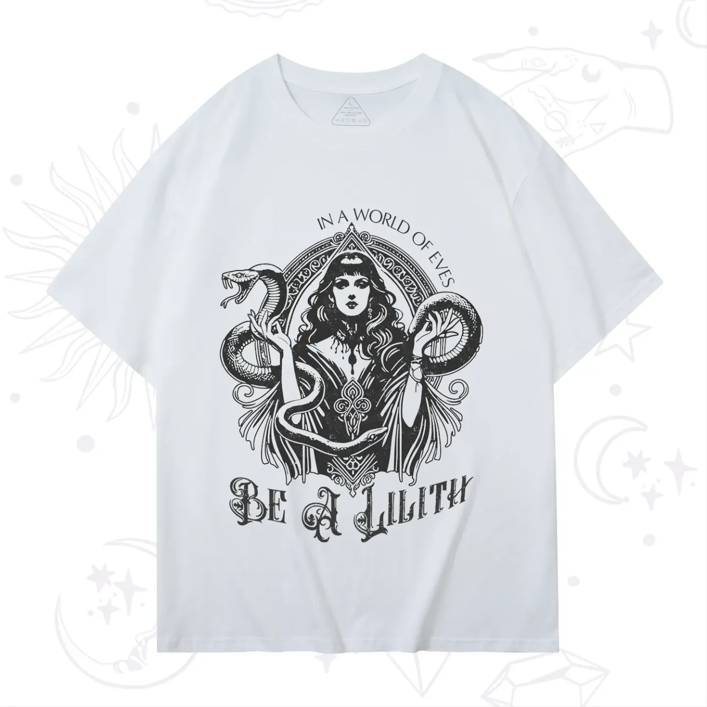 Purplehecate In a World of Eves Be a Lilith Gothic Occult T-Shirt
