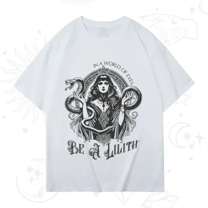 Purplehecate In a World of Eves Be a Lilith Gothic Occult T-Shirt