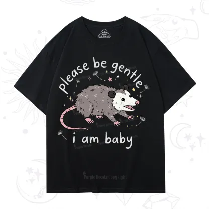 Purplehecate Please Be Gentle Possum T-Shirt