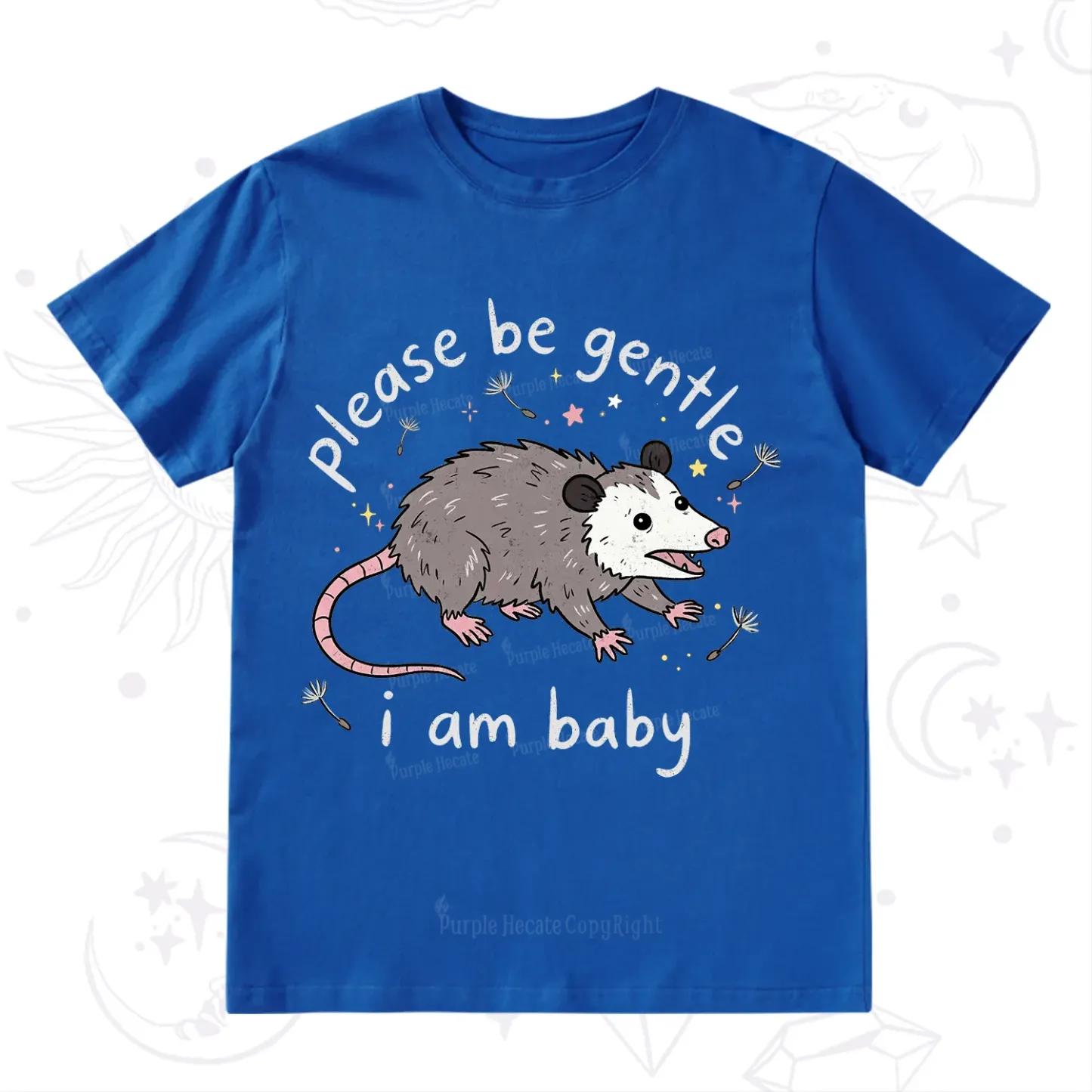Purplehecate Please Be Gentle Possum T-Shirt