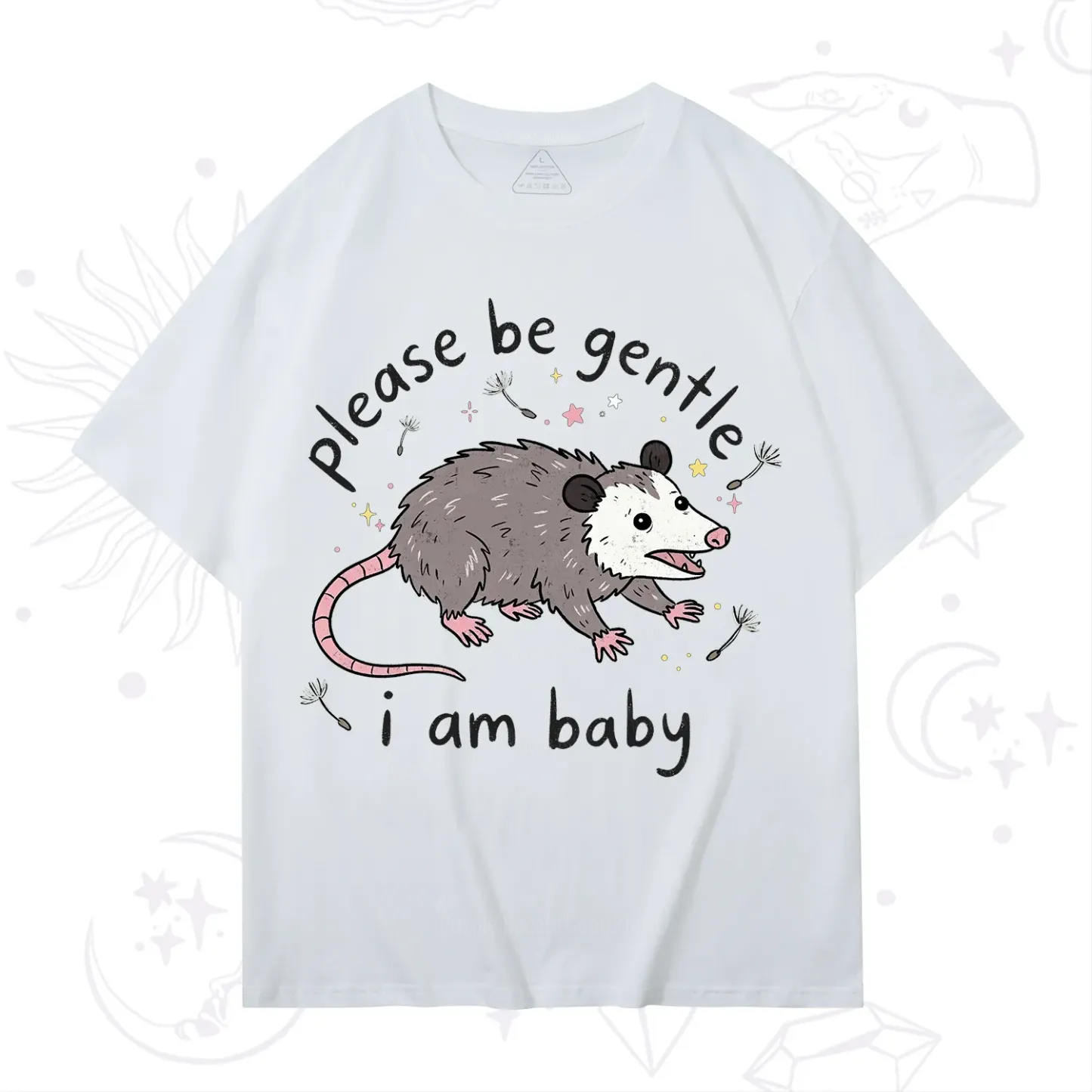 Purplehecate Please Be Gentle Possum T-Shirt