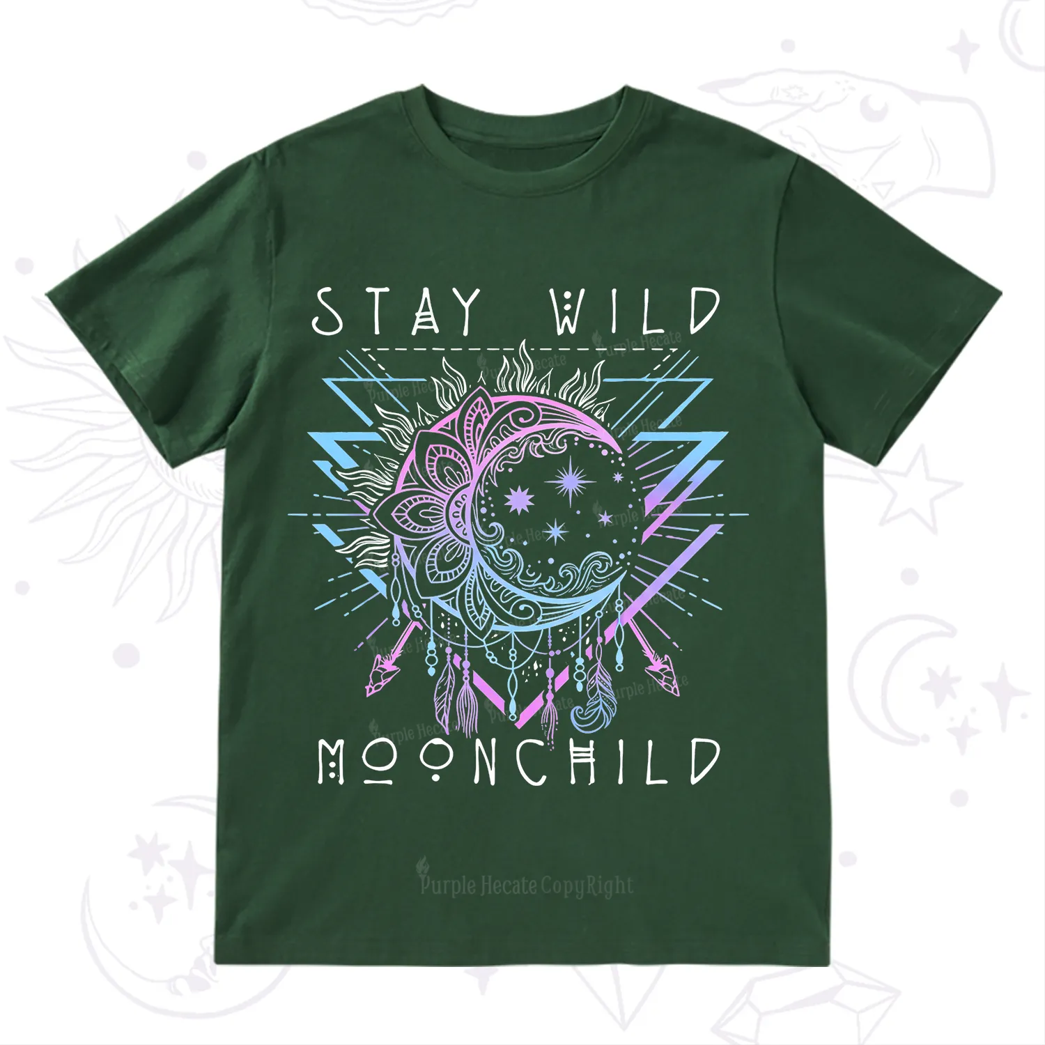 Purplehecate Stay Wild Moonchild T-Shirt