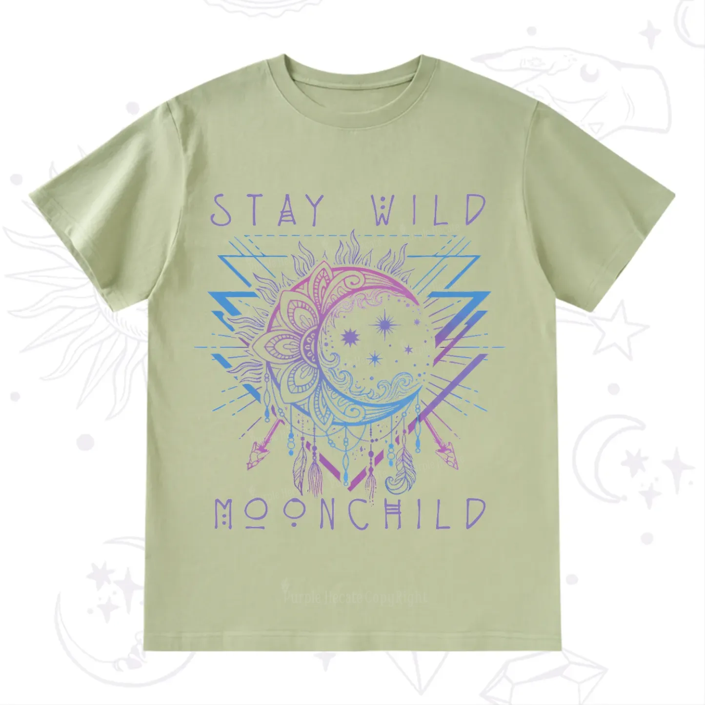 Purplehecate Stay Wild Moonchild T-Shirt