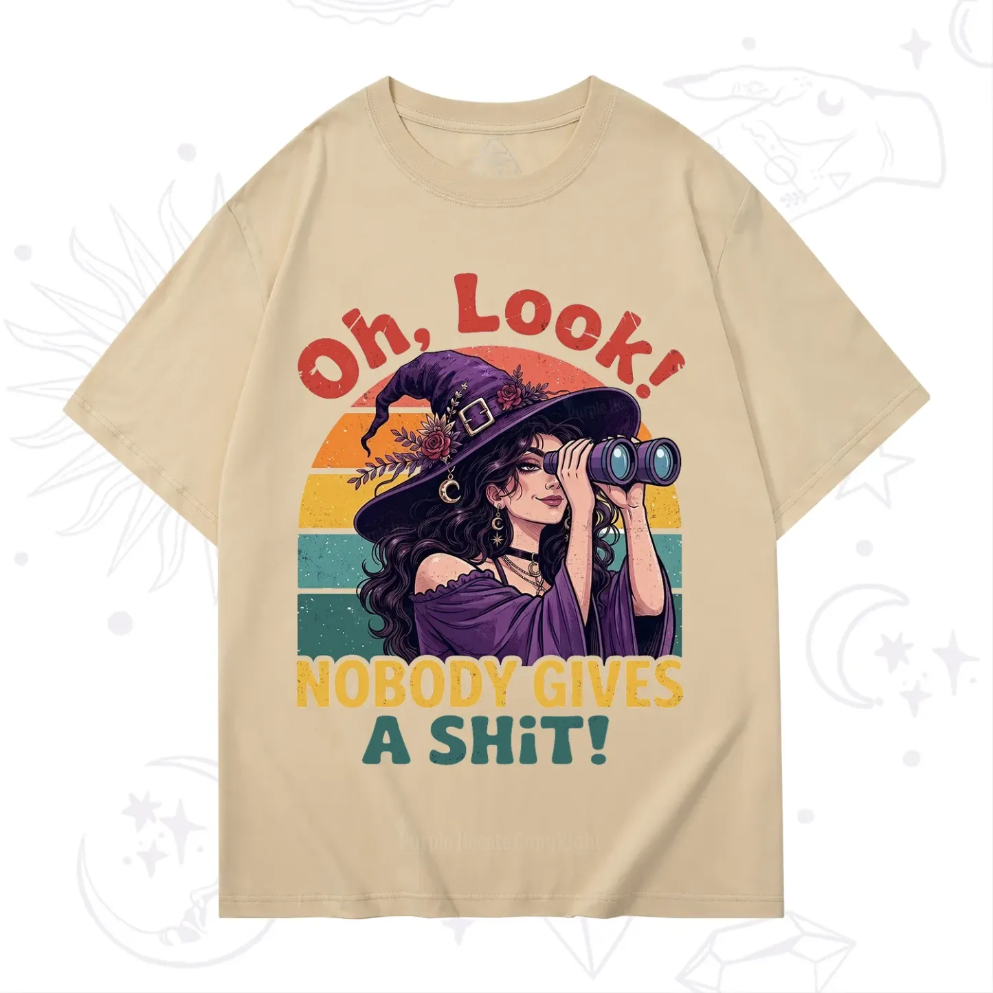 Purplehecate Oh Look Nobody Cares Witch T-Shirt