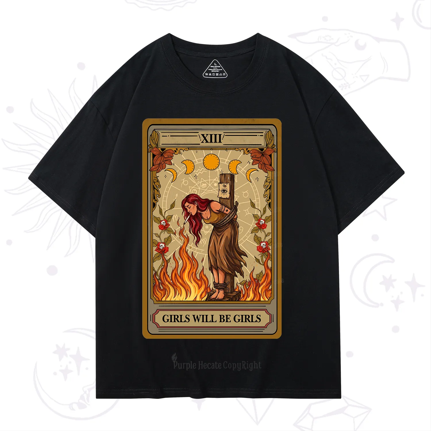 Purplehecate Girls Will Be Girls Witch T-Shirt