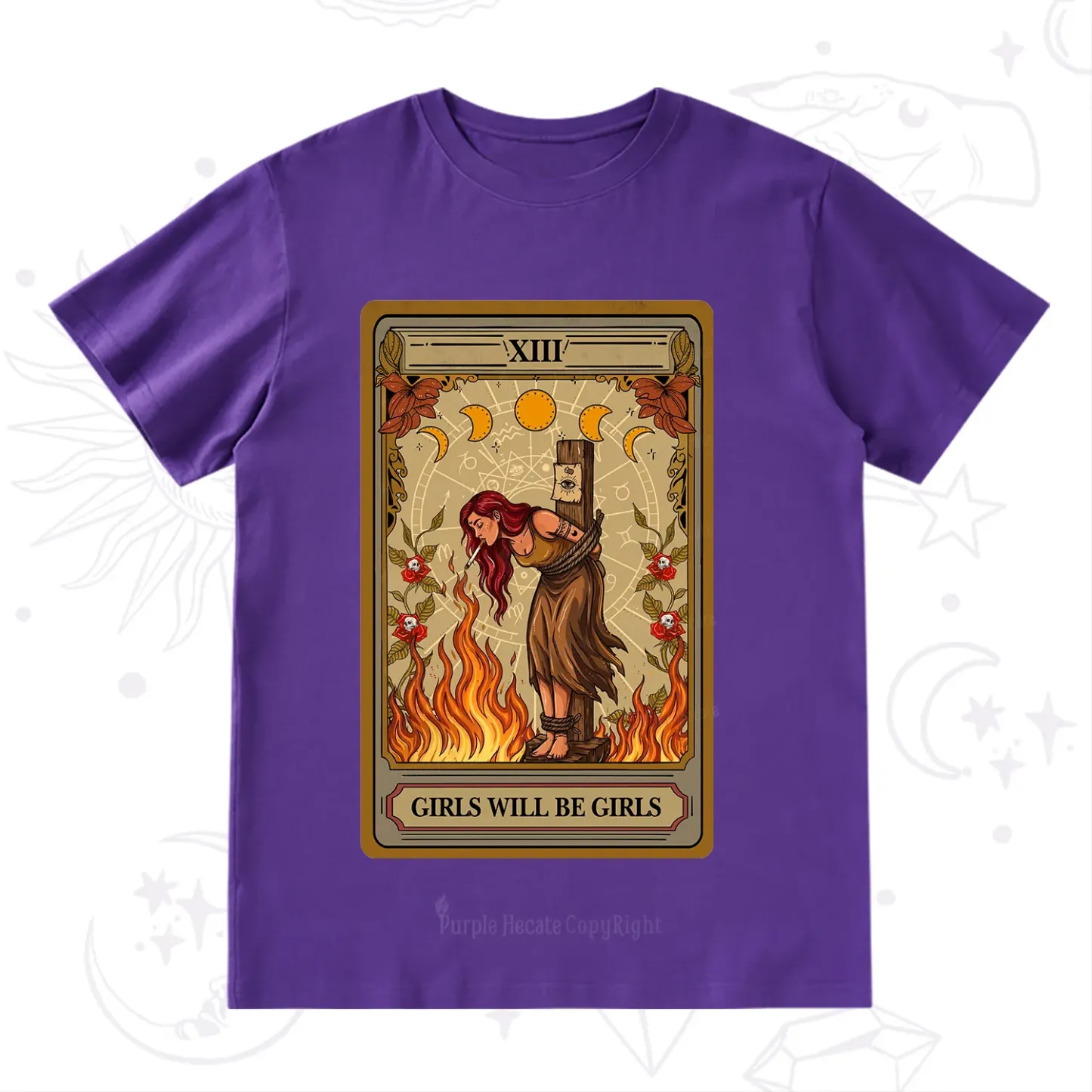 Purplehecate Girls Will Be Girls Witch T-Shirt