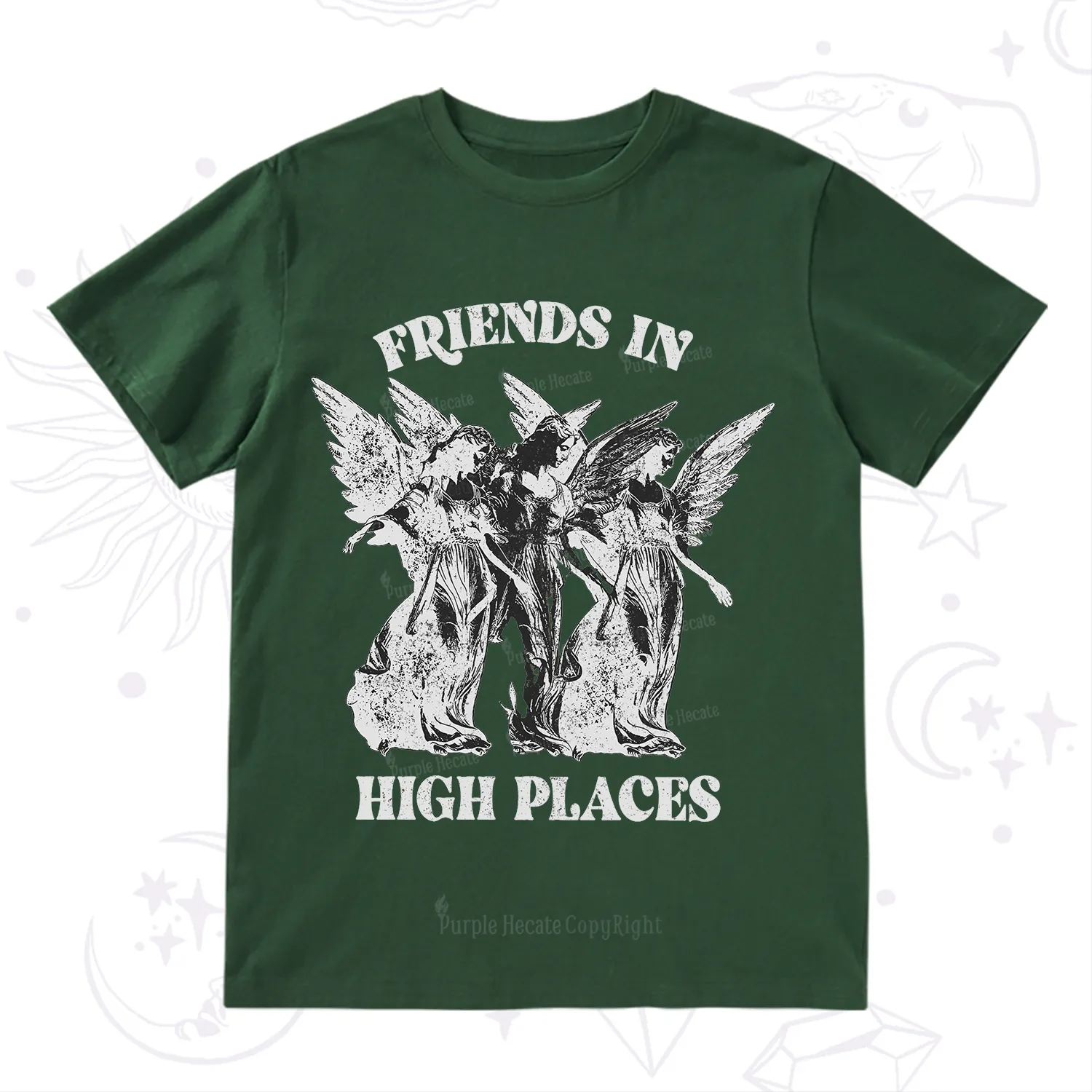 Purplehecate Companions from Above T-Shirt