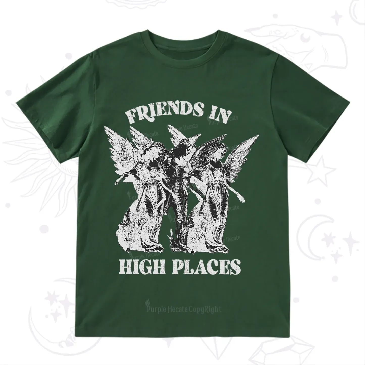 Purplehecate Companions from Above T-Shirt