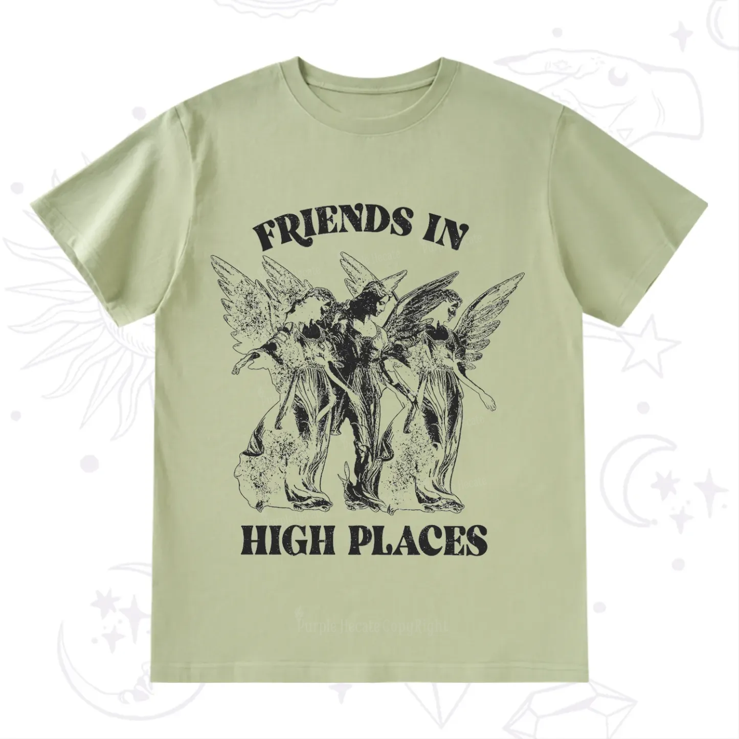 Purplehecate Companions from Above T-Shirt