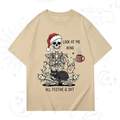 Purplehecate Look At Me Being All Festive Christmas T-Shirt