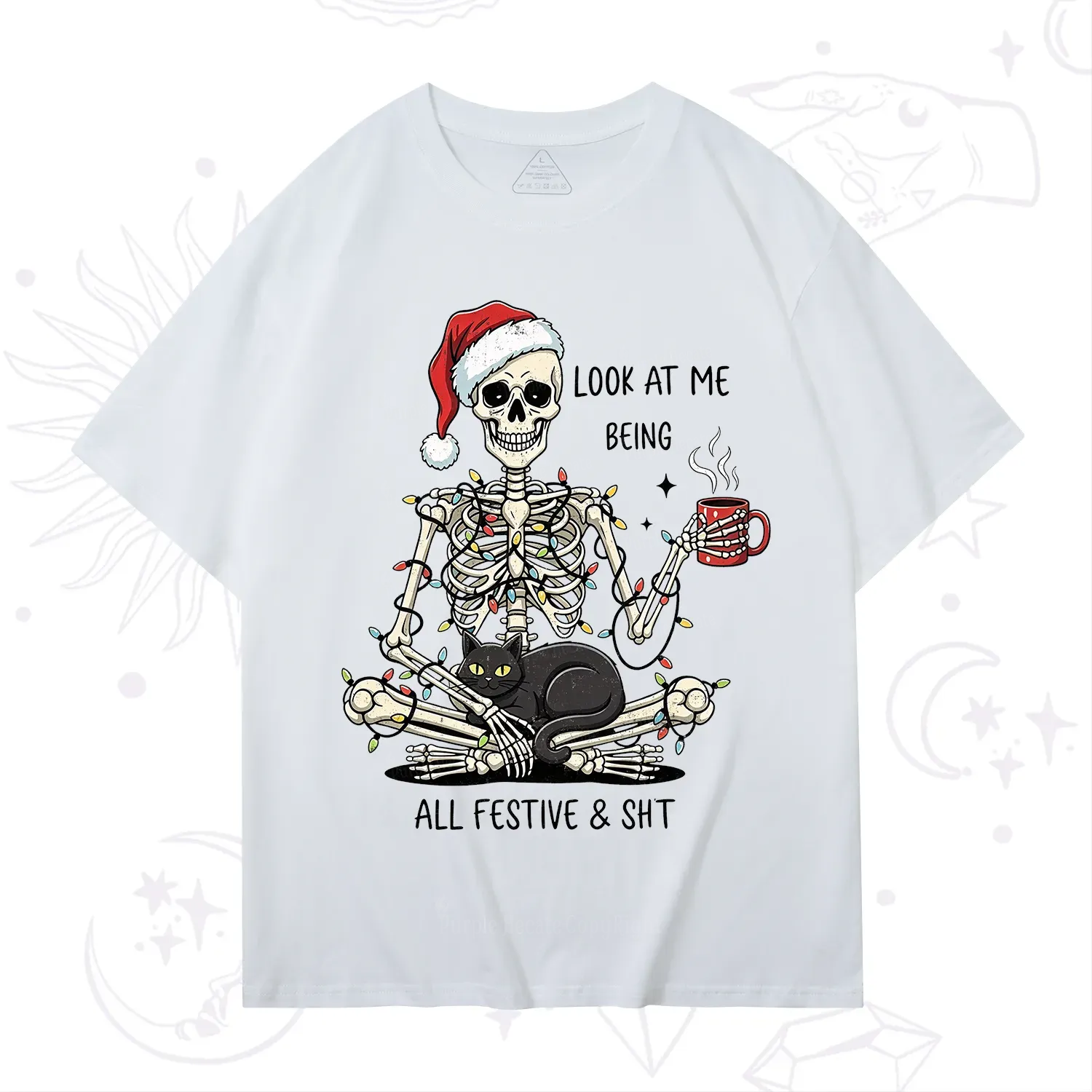 Purplehecate Look At Me Being All Festive Christmas T-Shirt