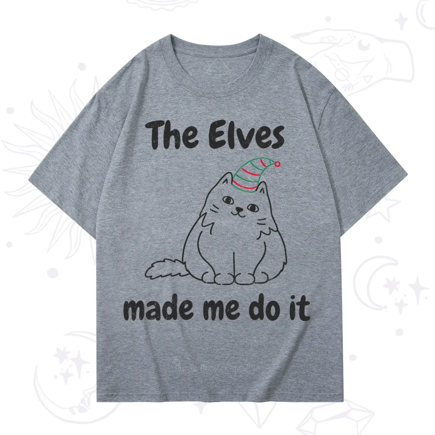 Purplehecate The Elves Made Me Do It Christmas T-Shirt