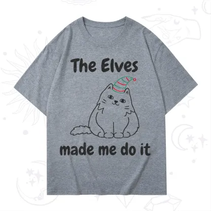 Purplehecate The Elves Made Me Do It Christmas T-Shirt