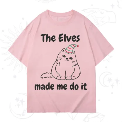 Purplehecate The Elves Made Me Do It Christmas T-Shirt